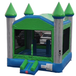 Blue & Green Marble Bounce House